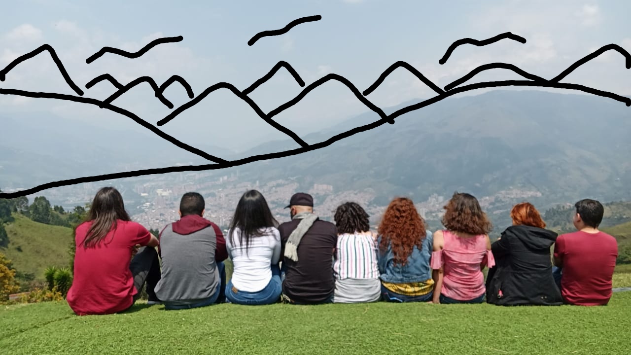 Las montañas de Medellín se convirtieron en pájaros