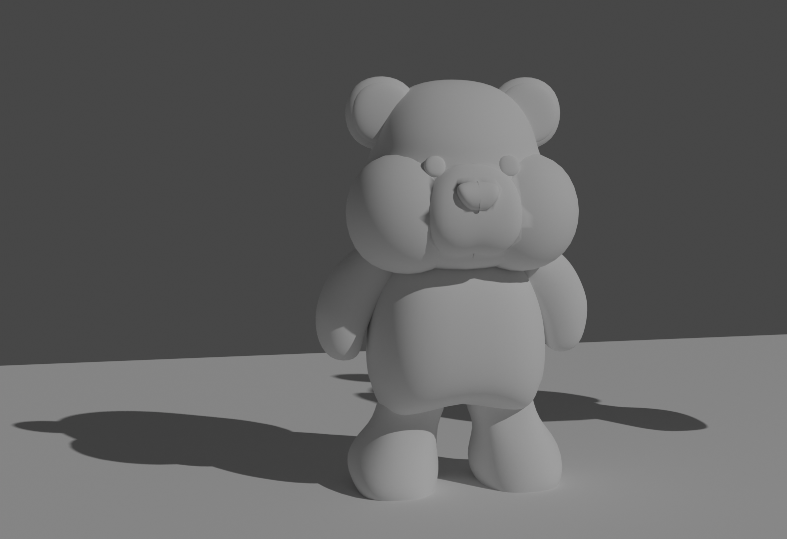 Oso modelado en 3D