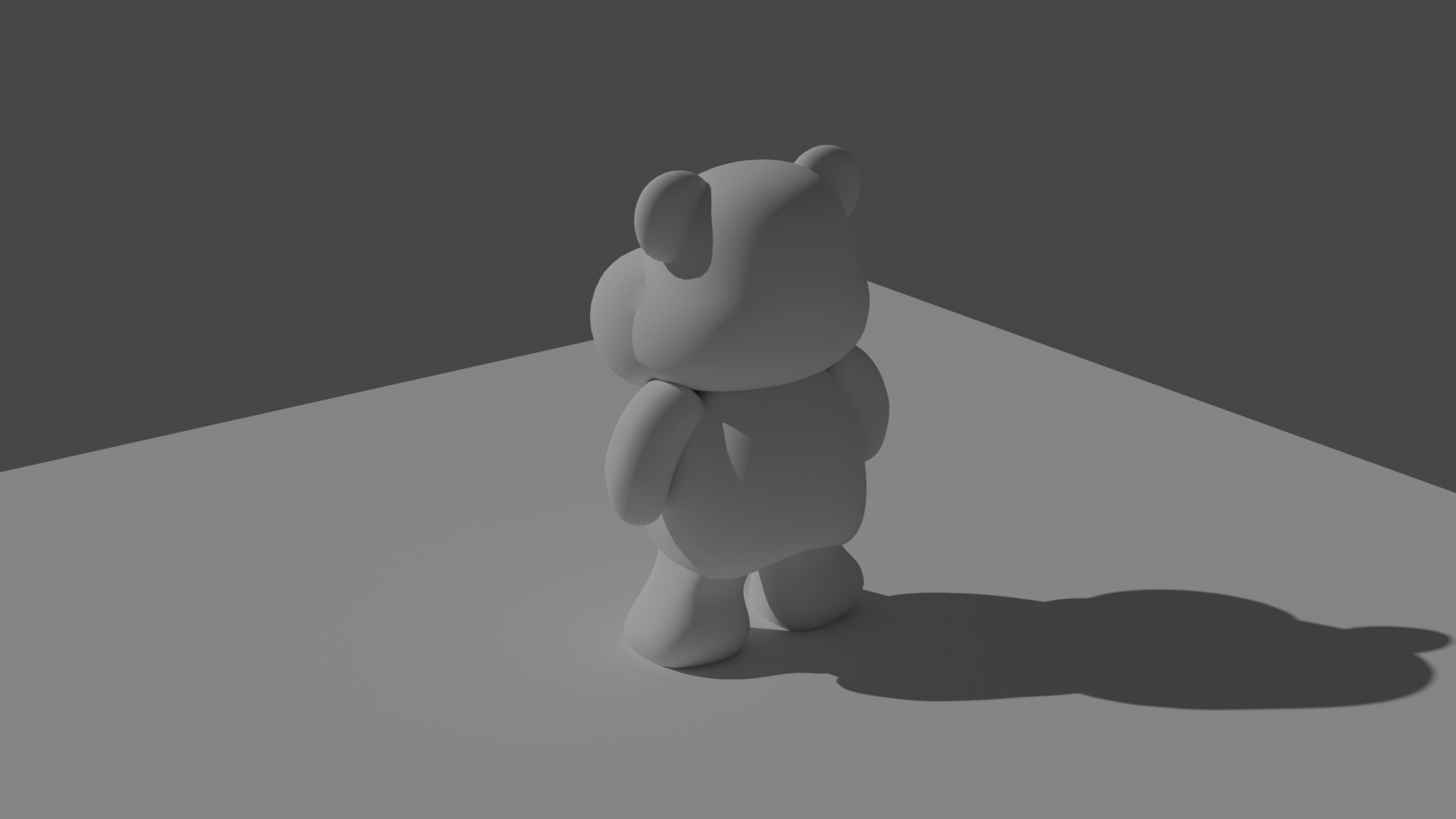 Oso modelado en 3D